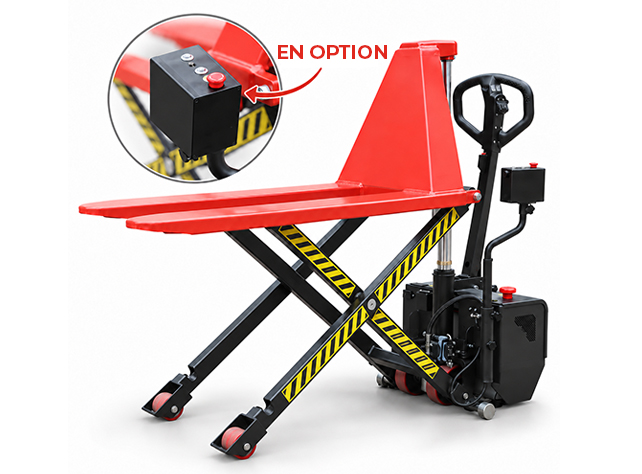 Transpalettes haute levée avec mise à niveau automatique (en option)